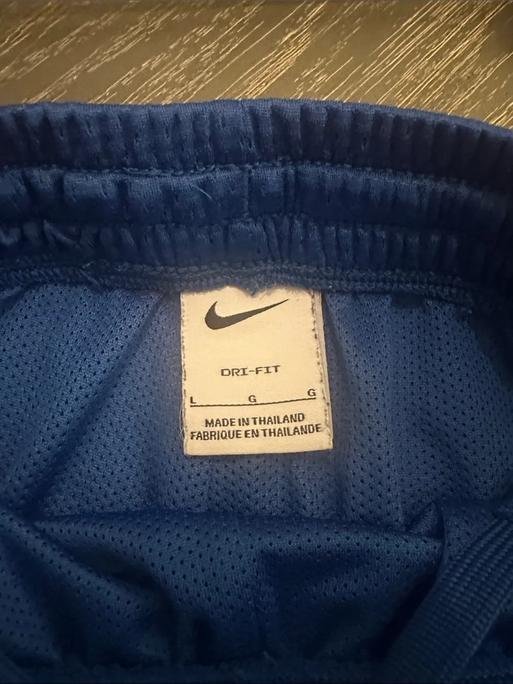 Nike Boys Royal Blue Mesh Shorts with White Swoosh